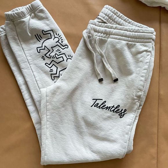 TALENTLESS Pants - Talentless X Keith Haring premium sweatpants. Large